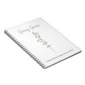 Carnet Giving Grace Forgiveness White Wildflower (Côté Droit)