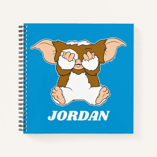 Carnet Gizmo | Cute Comic Character | Add Your Name (Devant)