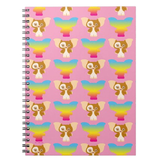 Carnet Gizmo | Motif arc-en-ciel (Devant)