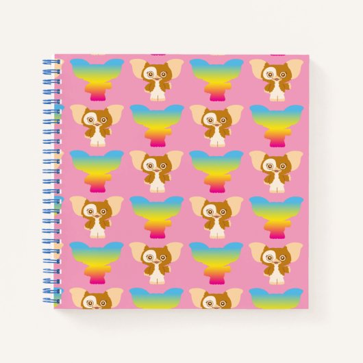 Carnet Gizmo | Motif arc-en-ciel (Devant)