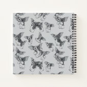 Carnet Gizmo | Motif noir et blanc (Dos)