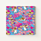 Carnet Gizmo | Pink Peace & Love Motif (Dos)