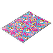 Carnet Gizmo | Pink Peace & Love Motif (Côté gauche)