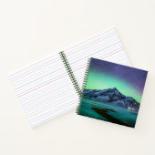 Carnet Glace et neige | Aurora Borealis Voie Lactée Islan (Intérieur)