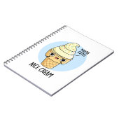 Carnet Glace Gentille Blague de Crème Glacée  (Côté gauche)