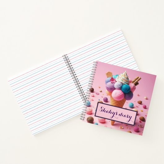 carnet glacé original (Intérieur)