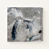 Carnet Glace Sur Les Grands Lacs, États-Unis. (Dos)
