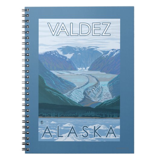 Carnet Glacier Scene - Valdez, Alaska (Devant)