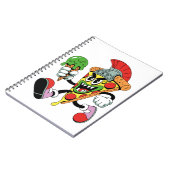 Carnet Gladiator Pizza Slice Italien Brainrot (Côté gauche)