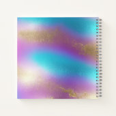 Carnet Glam arc-en-ciel Iridescendant (Dos)