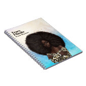 Carnet Glam Chic Leopard Skin Afro-Américain (Côté Droit)