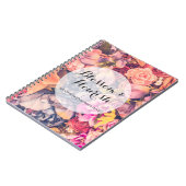 Carnet Glam Floral Rose tendance Florist moderne & Boutiq (Côté gauche)