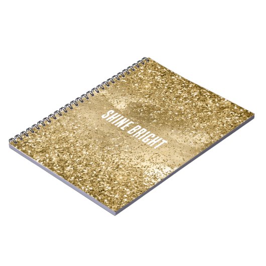 Carnet Glam Gold Parties scintillant (Côté gauche)