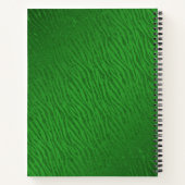 Carnet Glam Parties scintillant verte poster de animal (Dos)