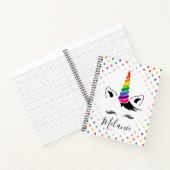 Carnet Glam Rainbow Unicorn (Intérieur)