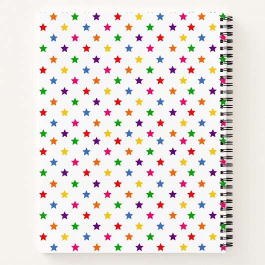 Carnet Glam Rainbow Unicorn (Dos)