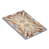 Carnet Glam Rose Gold Luxueux Tendance Marbre Papillon (Côté Droit)