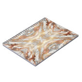 Carnet Glam Rose Gold Luxueux Tendance Marbre Papillon (Côté gauche)