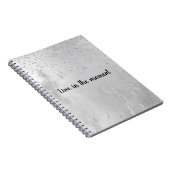 Carnet Glam Silver Confetti (Côté Droit)
