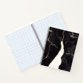 Carnet Glame d'agrafe en marbre noir (Intérieur)