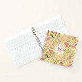Carnet Glamor Floral Chic Jaune (Intérieur)