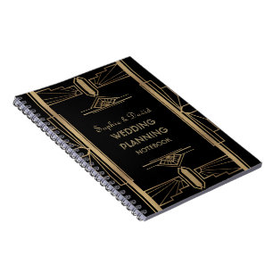 Carnet Glamour 1920's Great Gatsby Art Wedding planner