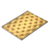 Carnet Glamour D'Or : Décor Luxueux. (Côté gauche)