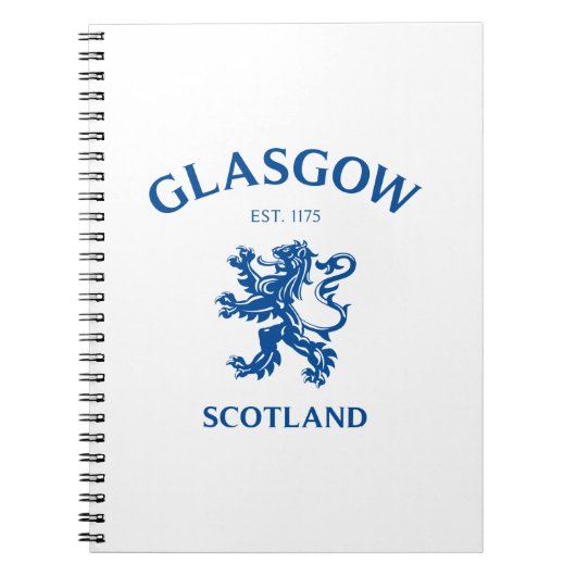 CARNET GLASGOW, ÉCOSSE (Devant)