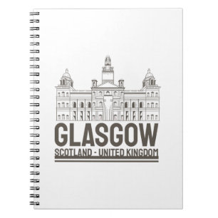 Carnet Glasgow Écosse Architecture Vintage VoyagesDesign