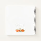 Carnet Glittery Citrouille Wives for Newlywees Guest Book (Dos)