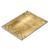 Carnet Glittery Gold et White 75e anniversaire (Côté gauche)