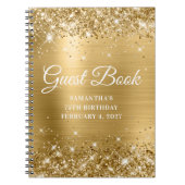 Carnet Glittery Gold et White 75e anniversaire (Devant)