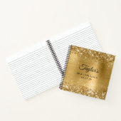 Carnet Glittery Gold Foil 40 & Fabulous Guest (Intérieur)