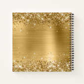 Carnet Glittery Gold Foil 40 & Fabulous Guest (Dos)