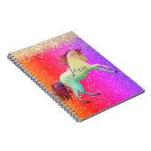 Carnet Glittery Rainbow Unicorn (Côté Droit)