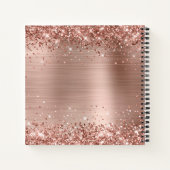 Carnet Glittery Rose Gold Foil 40 & Fabulous Guest (Dos)