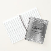 Carnet Glittery Silver Foil 75e anniversaire invité (Intérieur)