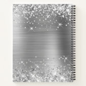 Carnet Glittery Silver Foil Notre invité Mariage (Dos)