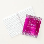 Carnet Glittery Silver Hot Pink Foil 40e anniversaire (Intérieur)