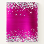 Carnet Glittery Silver Hot Pink Foil 40e anniversaire (Dos)