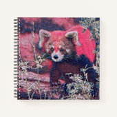 Carnet GlitzyAnimal_RedPanda_005 (Devant)