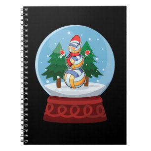 Carnet Globe des neiges de Noël Snowman