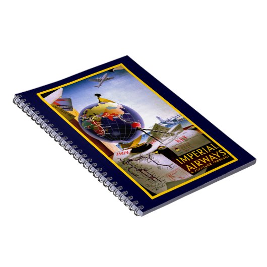 Carnet Globe d'Imperial Airways (Côté Droit)