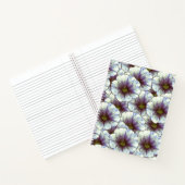 Carnet Gloire du matin violet et blanc (Intérieur)