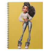 Carnet Glow Getter Mustard Spiral Photo Notebook (Devant)