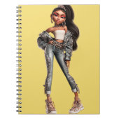 Carnet Glow Getter Yellow Spiral Photo Notebook (Devant)