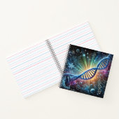 Carnet Glowing Helix, Chromosomes & Molecular Biology  (Intérieur)