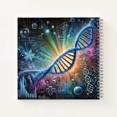 Carnet Glowing Helix, Chromosomes & Molecular Biology  (Dos)