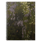 Carnet Glycines en fleurs - Composition florale (Devant)
