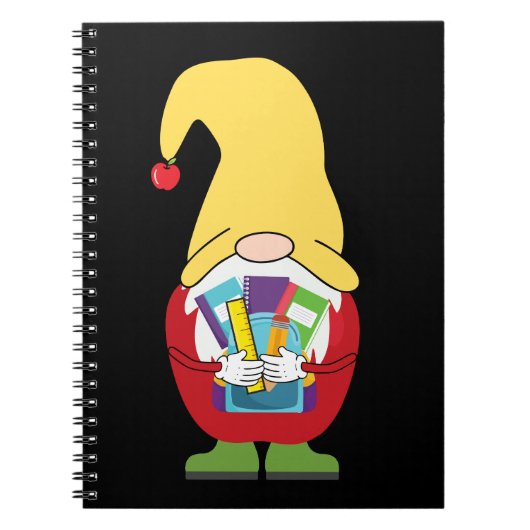 Carnet Gnome de rentrée scolaire (Devant)